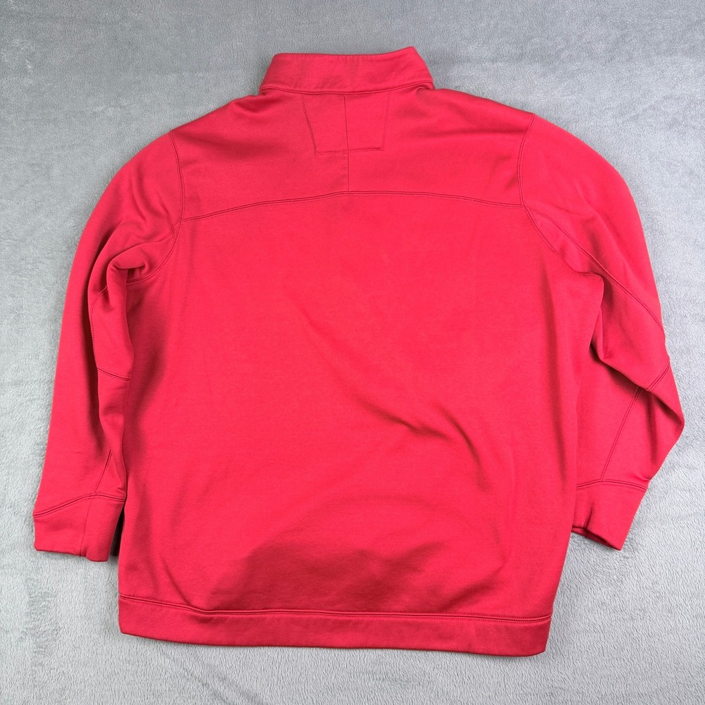 Nike Golf Mens XXL Red Therma-FIT Quarter Zip Pullover Sweatshirt 932350-657 - Picture 9 of 10
